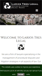 Mobile Screenshot of lariostreslegal.com