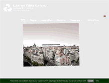 Tablet Screenshot of lariostreslegal.com